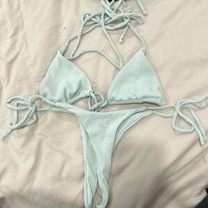 Boutine LA Tie ribbed set